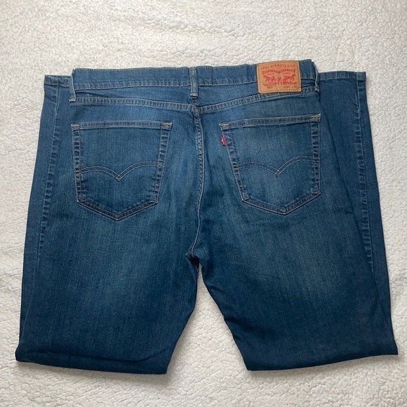 Levi’s Regular Fit Denim Jeans Dark Wash 505 Size 36 x 29 - Picture 10 of 16